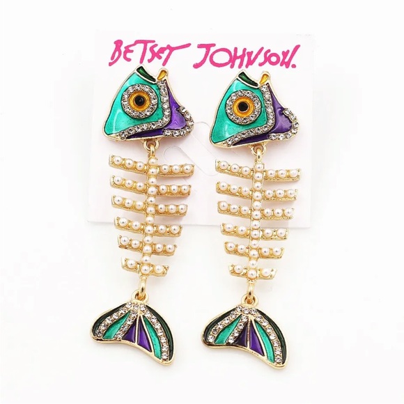Betsey Johnson Jewelry - Super Cute Betsey Tropical Fish Earrings!